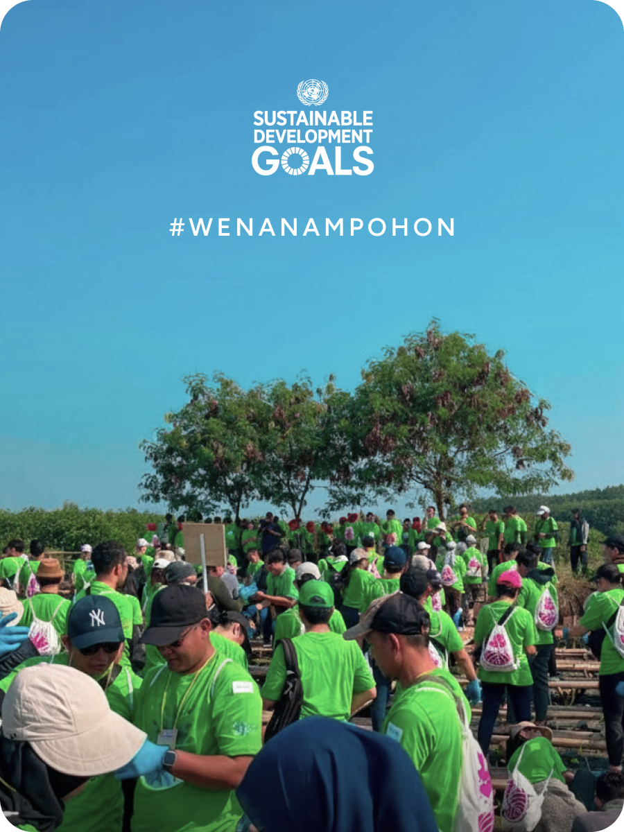 Community tree planting at ÆON Mall Indonesia